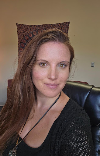 Woman smiling in office setting